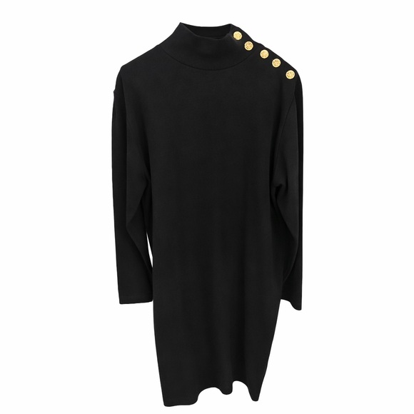 Vintage Holt Renfrew Wool Dress - Picture 2 of 4